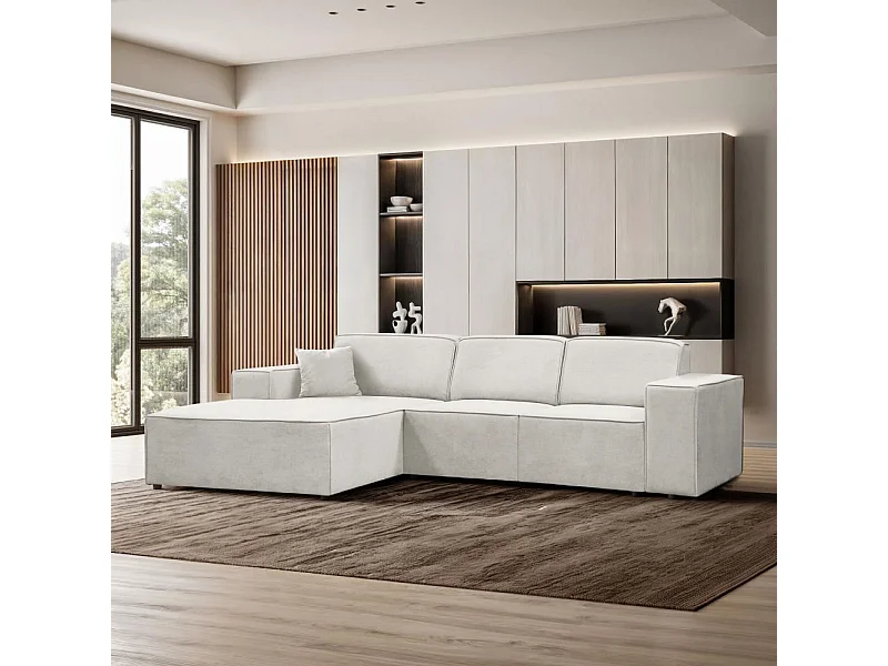 CANAPE sans fonction sommeil Pedro L beige gauche