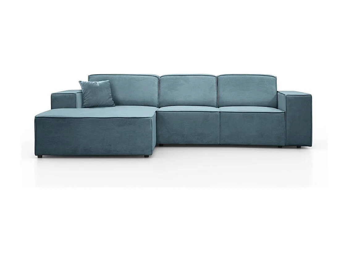 Hoekbank zonder slaapfunctie Pedro L lichtblauw links
