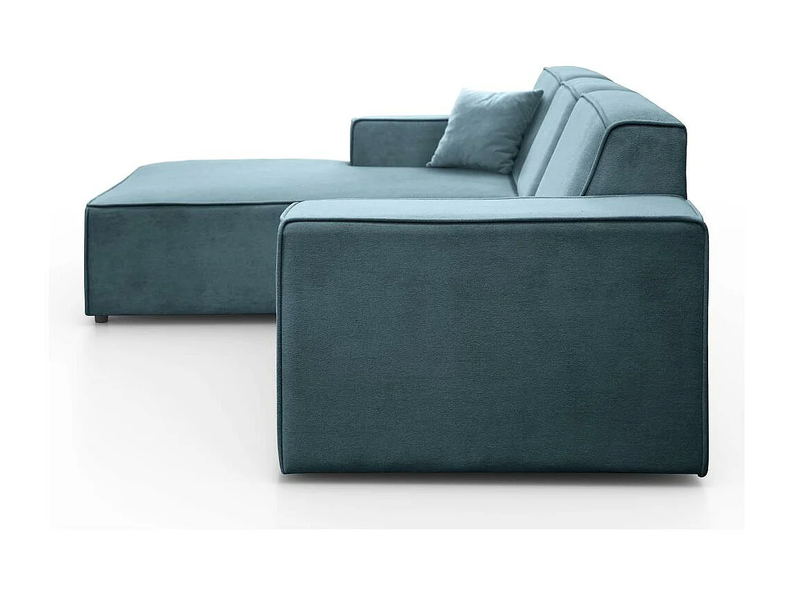 Hoekbank zonder slaapfunctie Pedro L lichtblauw links