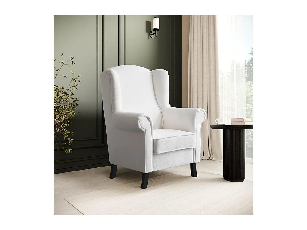 OHRENSESSEL Leonardo beige boucle-stof