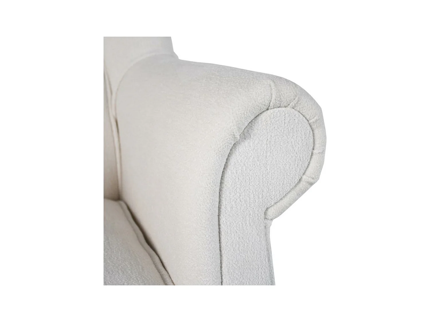 OHRENSESSEL Leonardo beige boucle-stof