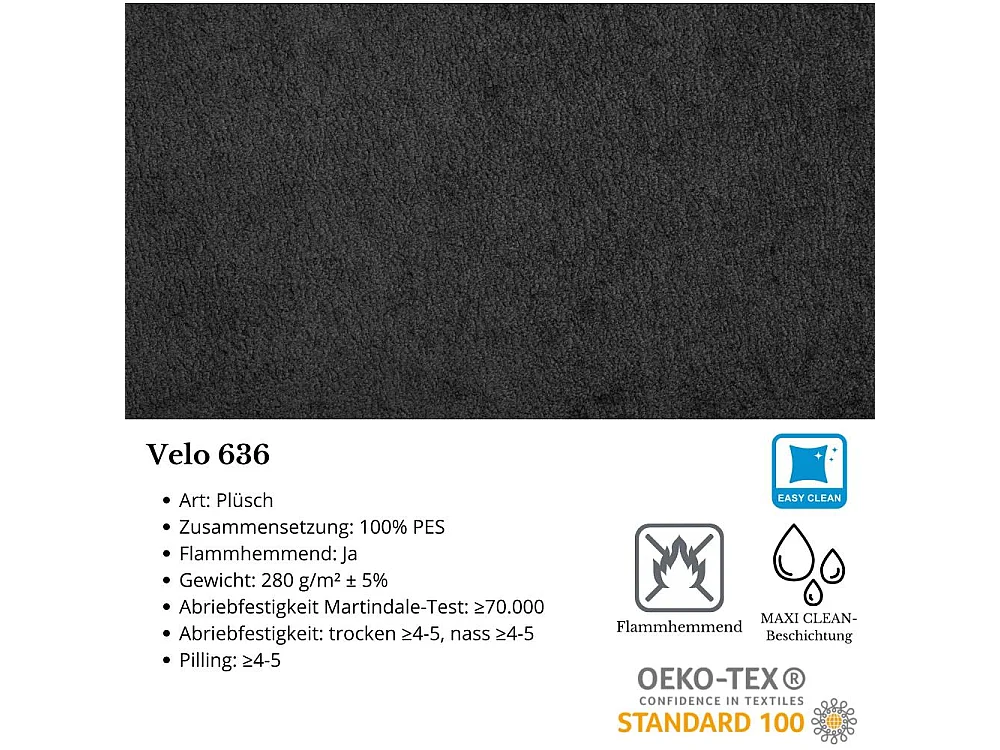 FAUTEUIL D'OREILLES Leonardo graphite