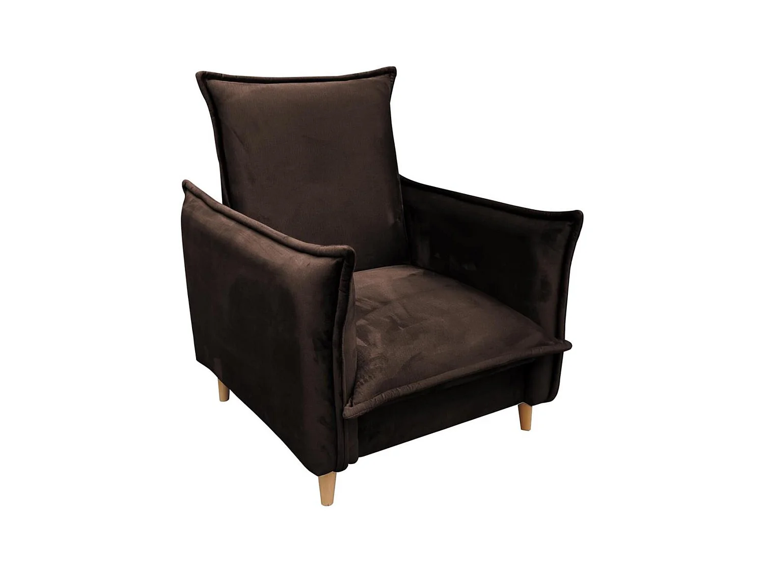 RELAXSESSEL Pillow braun mit Buchenbeinen