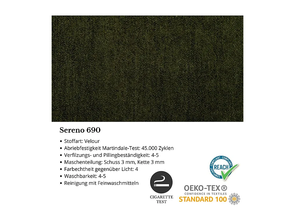 FAUTEUIL Nori donkergroen velours