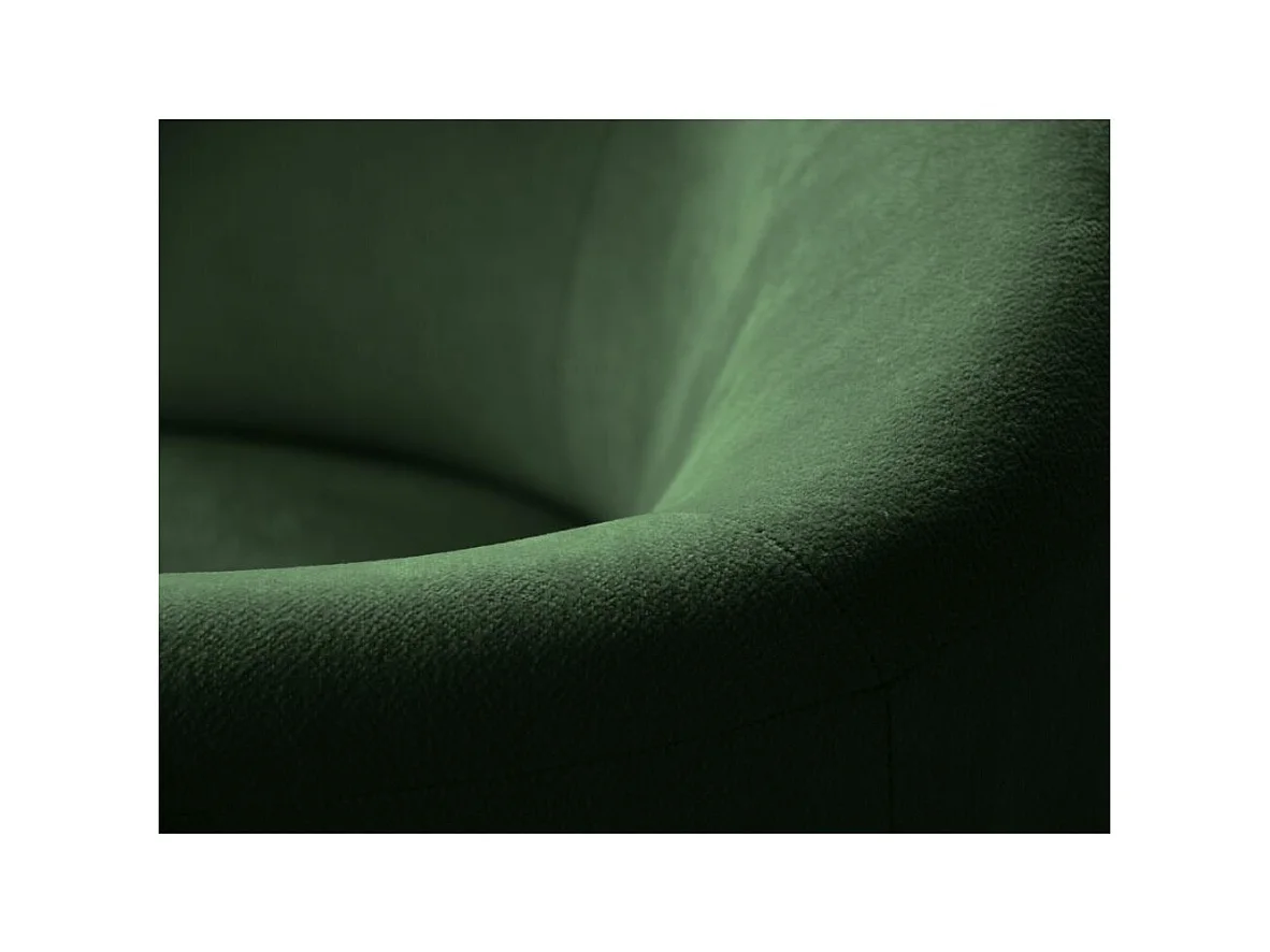 FAUTEUIL Nori vert foncé velours