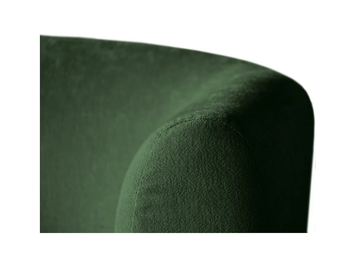 FAUTEUIL Nori vert foncé velours