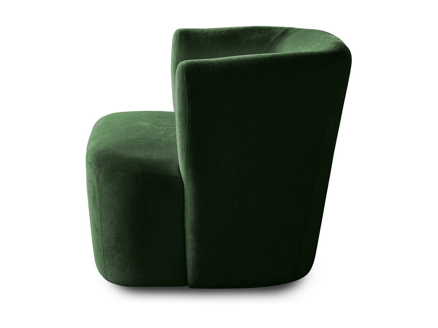 FAUTEUIL Nori donkergroen velours
