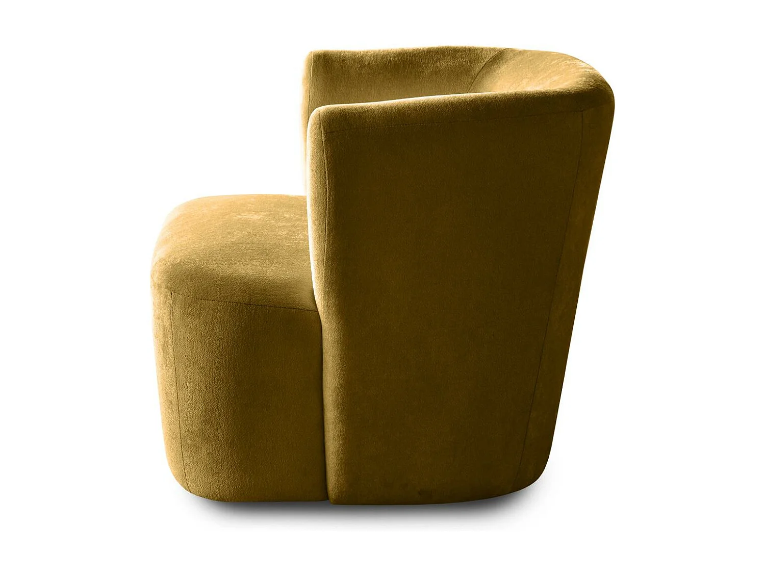 SESSEL Nori senfgelb velour