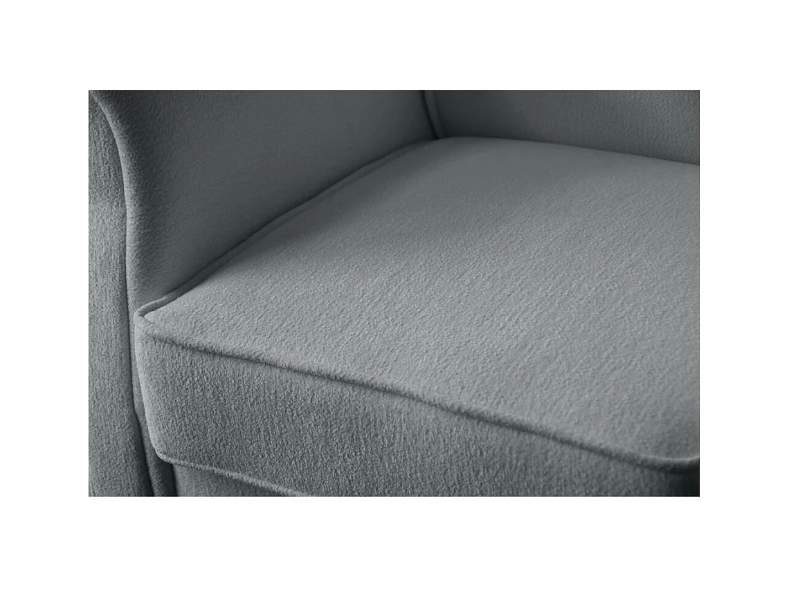 OHRENSESSEL Leonardo grau boucle-stoff