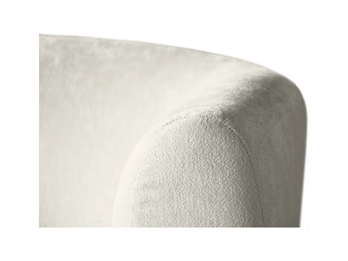 FAUTEUIL Nori beige velour