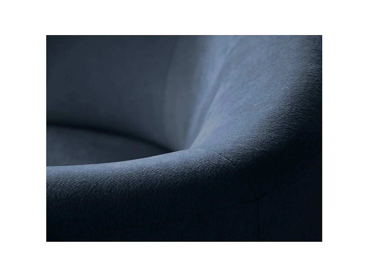 FAUTEUIL Nori donkerblauw fluweel