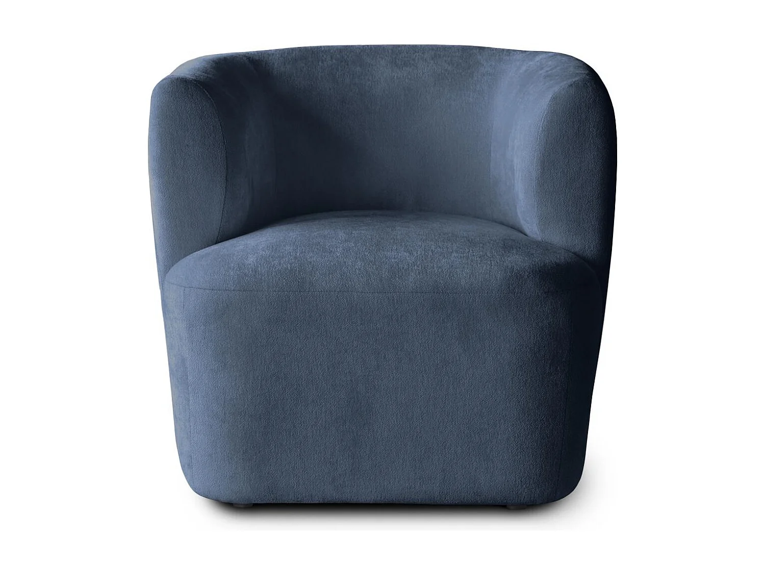 FAUTEUIL Nori bleu foncé velours