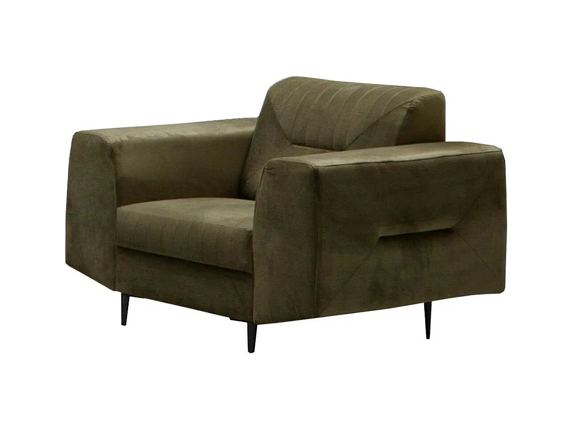 RELAXSESSEL Venezia olivgrün mit schwarzen Beinen