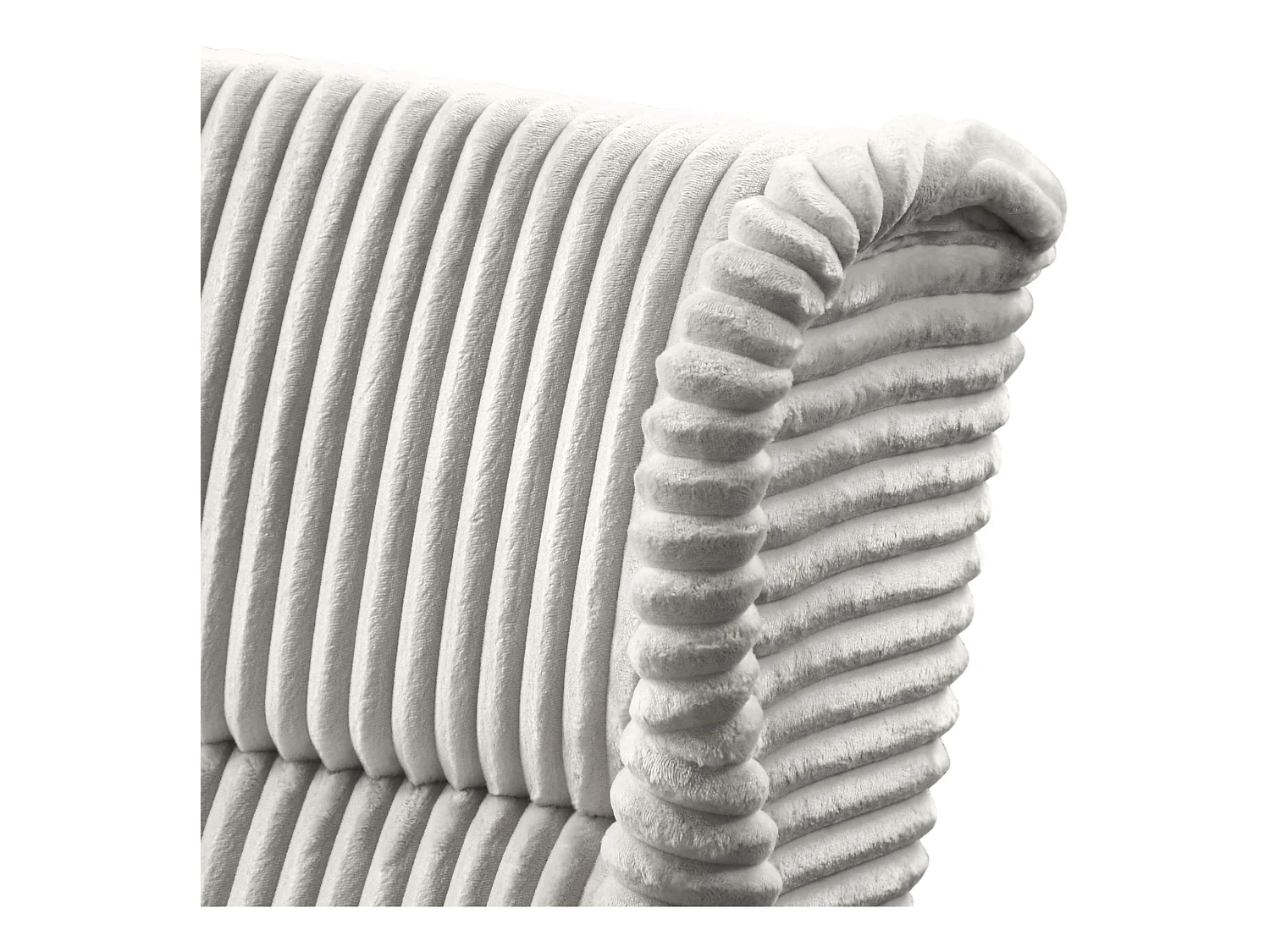 RELAXSESSEL Felix Hellbeige mit Buchenbeinen Cordstoff