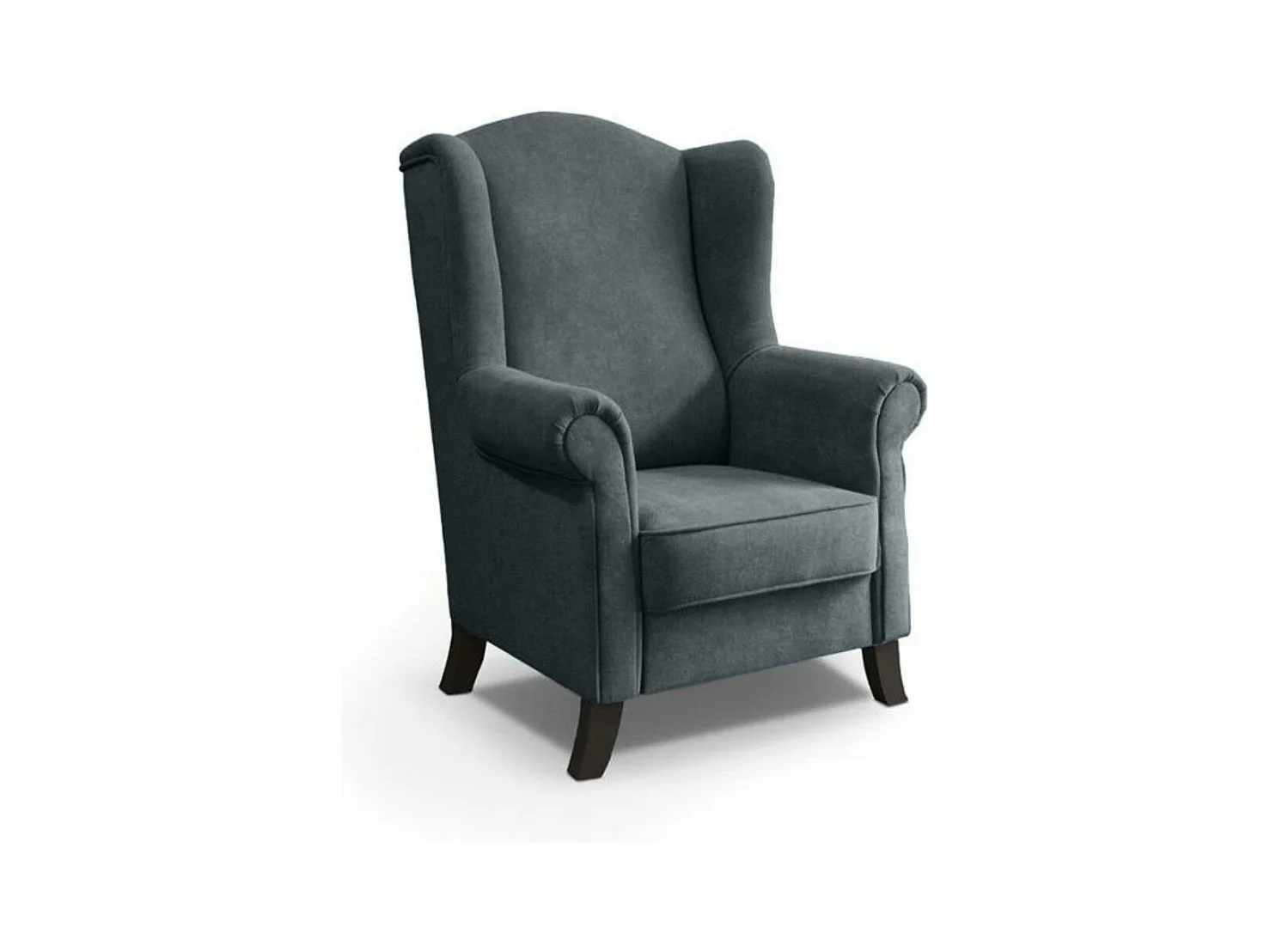 FAUTEUIL D'OREILLES Leonardo gris foncé