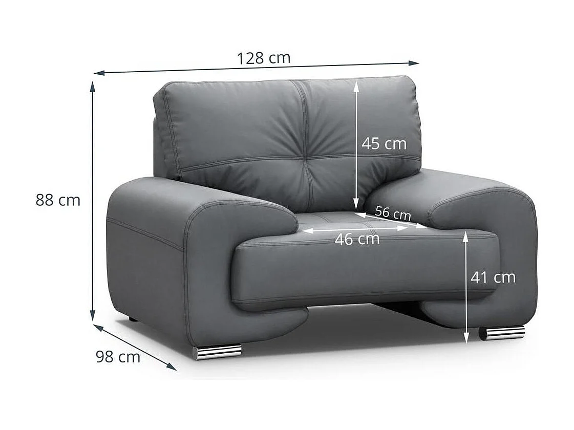 FAUTEUIL RELAX Omega blanc