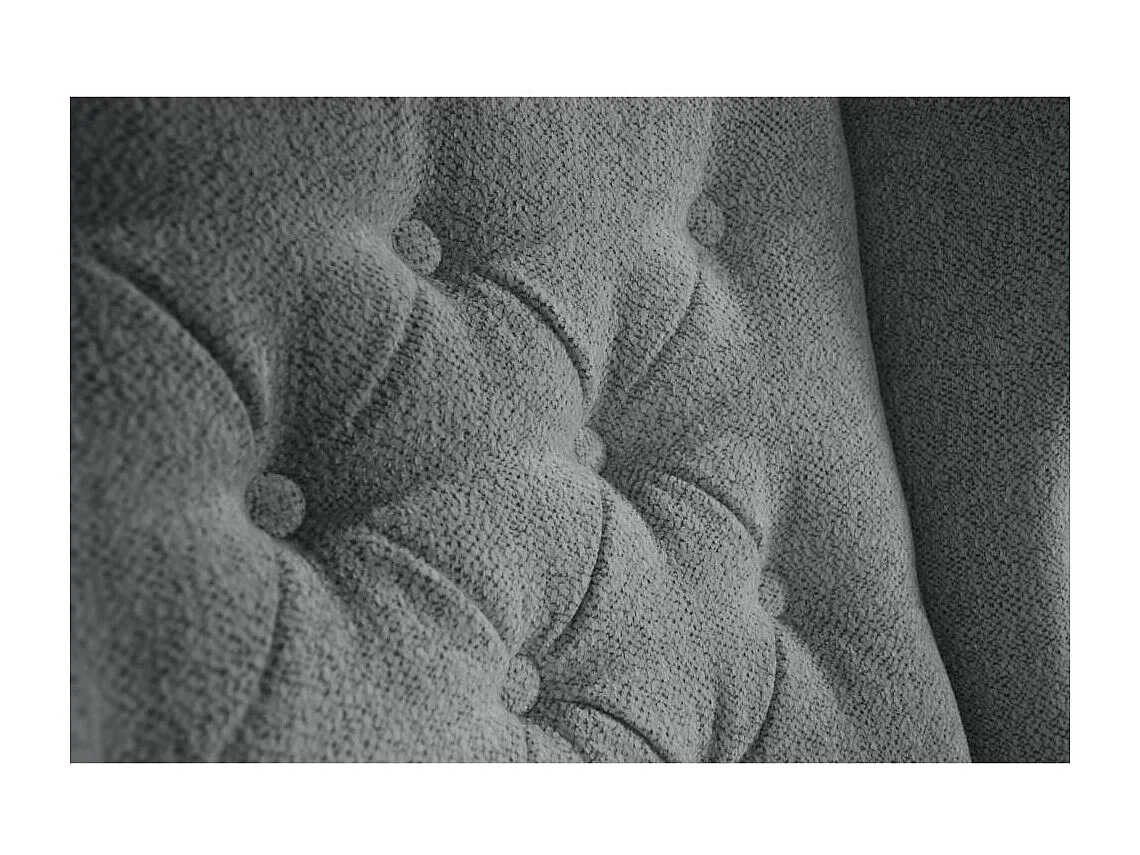 CHESTERFIELD-SESSEL Falco grau mit Weiß Holzbeinen