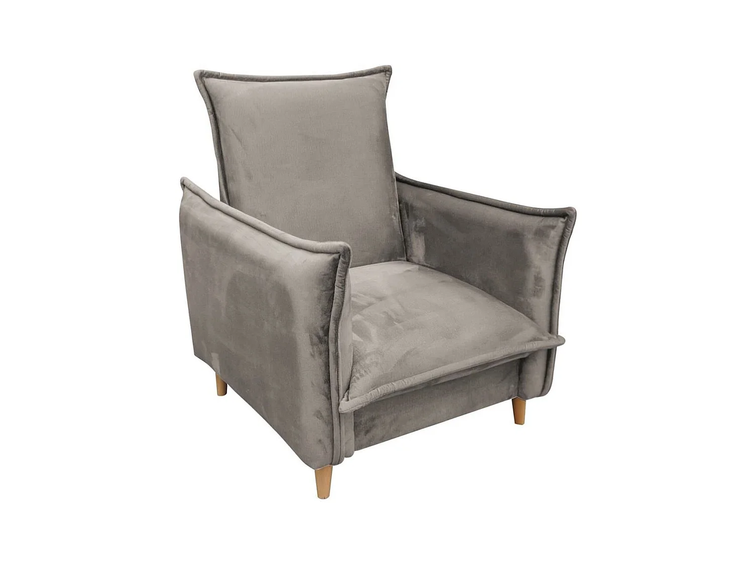 RELAXSESSEL Pillow beige mit Buchenbeinen