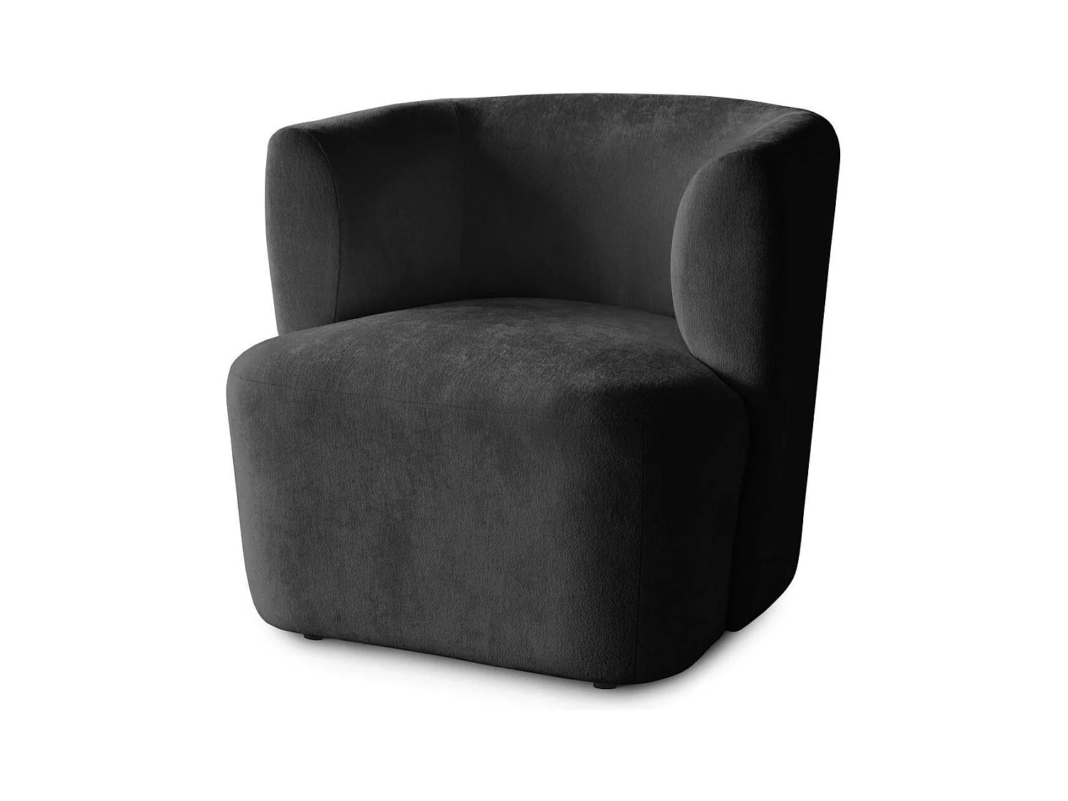 FAUTEUIL Nori zwart fluweel