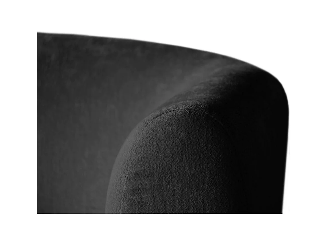 FAUTEUIL Nori zwart fluweel