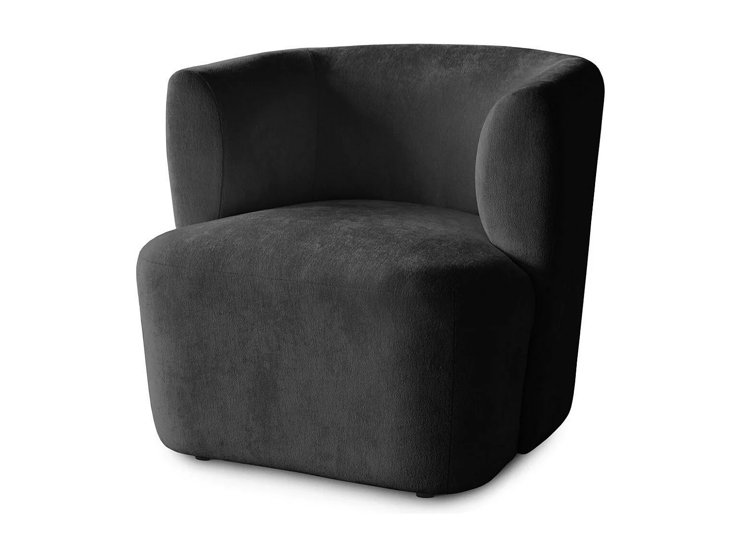 FAUTEUIL Nori noir velours