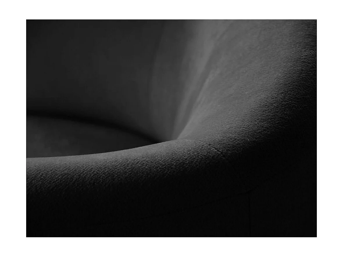 FAUTEUIL Nori noir velours