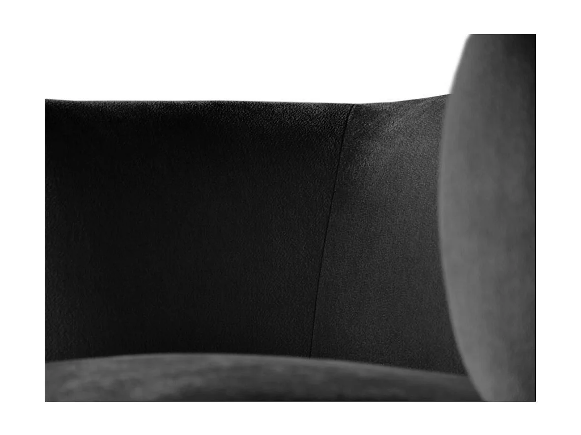 FAUTEUIL Nori noir velours