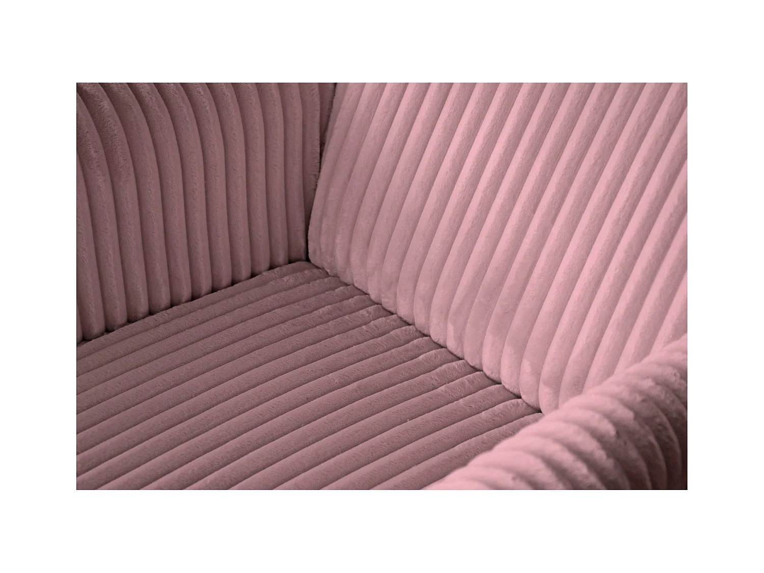 RELAXSESSEL Felix Rosa mit Buchenbeinen Cordstoff