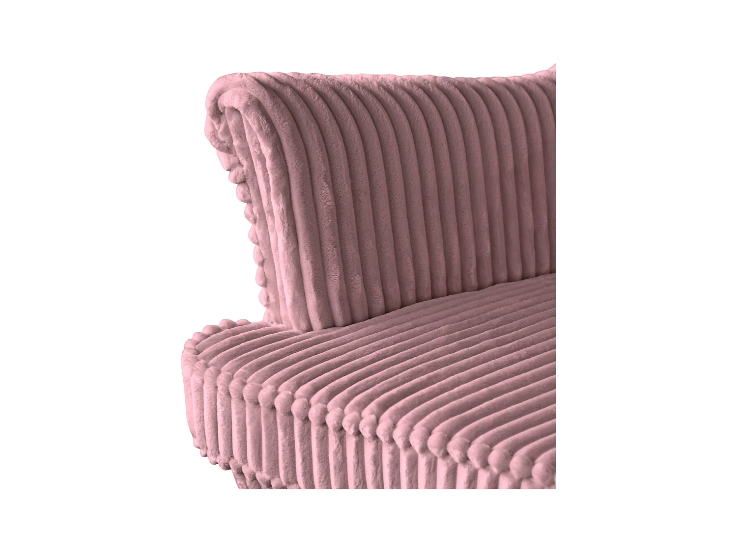 RELAXSESSEL Felix Rosa mit Buchenbeinen Cordstoff