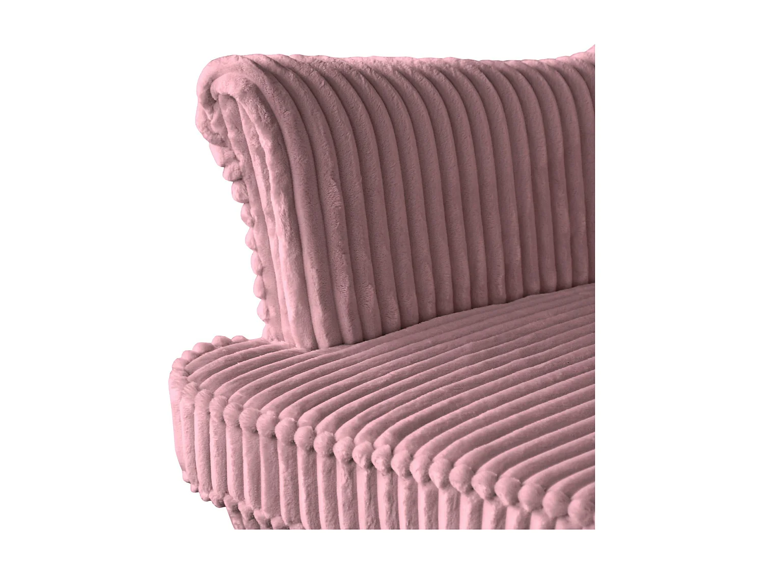 RELAXSESSEL Felix Rosa mit Buchenbeinen Cordstoff