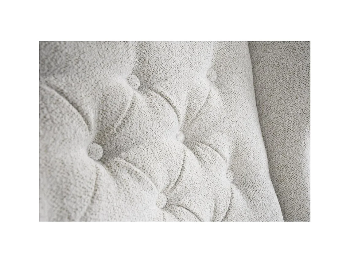 CHESTERFIELD-FAUTEUIL Falco beige avec pieds en bois de hêtre