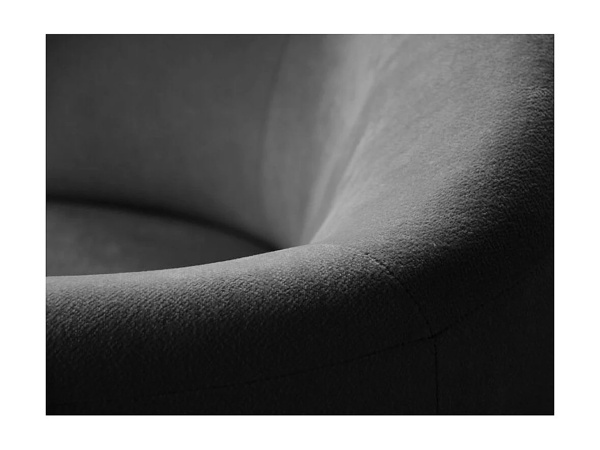 FAUTEUIL Nori gris foncé velours