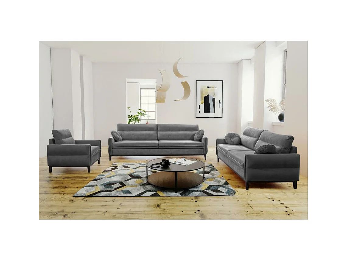 RELAXSESSEL Belweder Velours grau