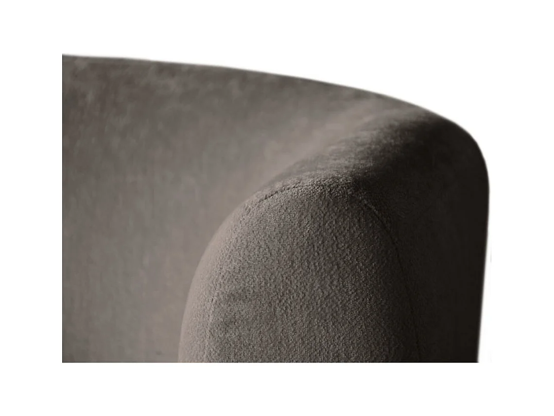 FAUTEUIL Nori bruin velours