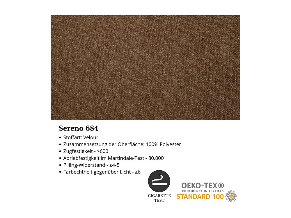 FAUTEUIL Nori bruin velours