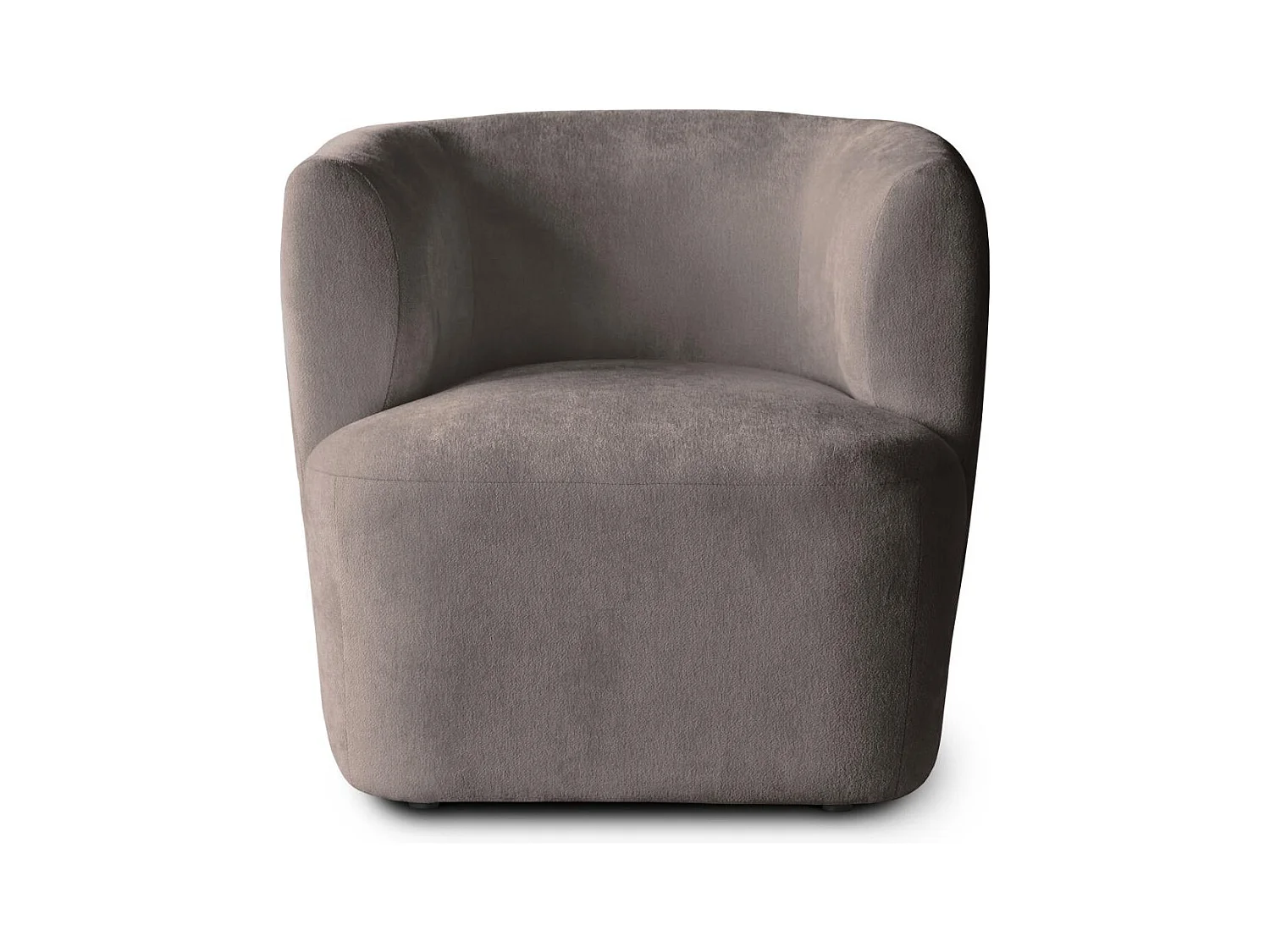 FAUTEUIL Nori marron velours