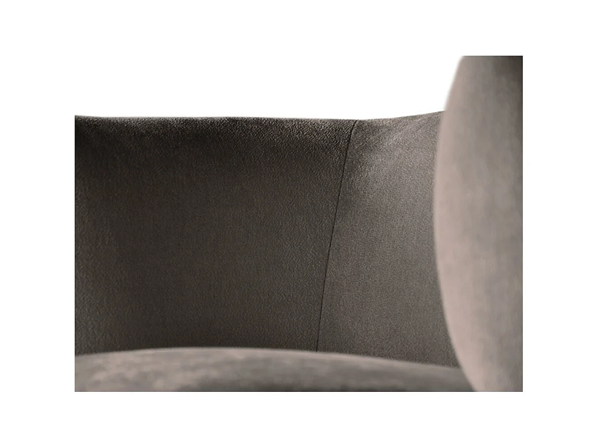 FAUTEUIL Nori marron velours