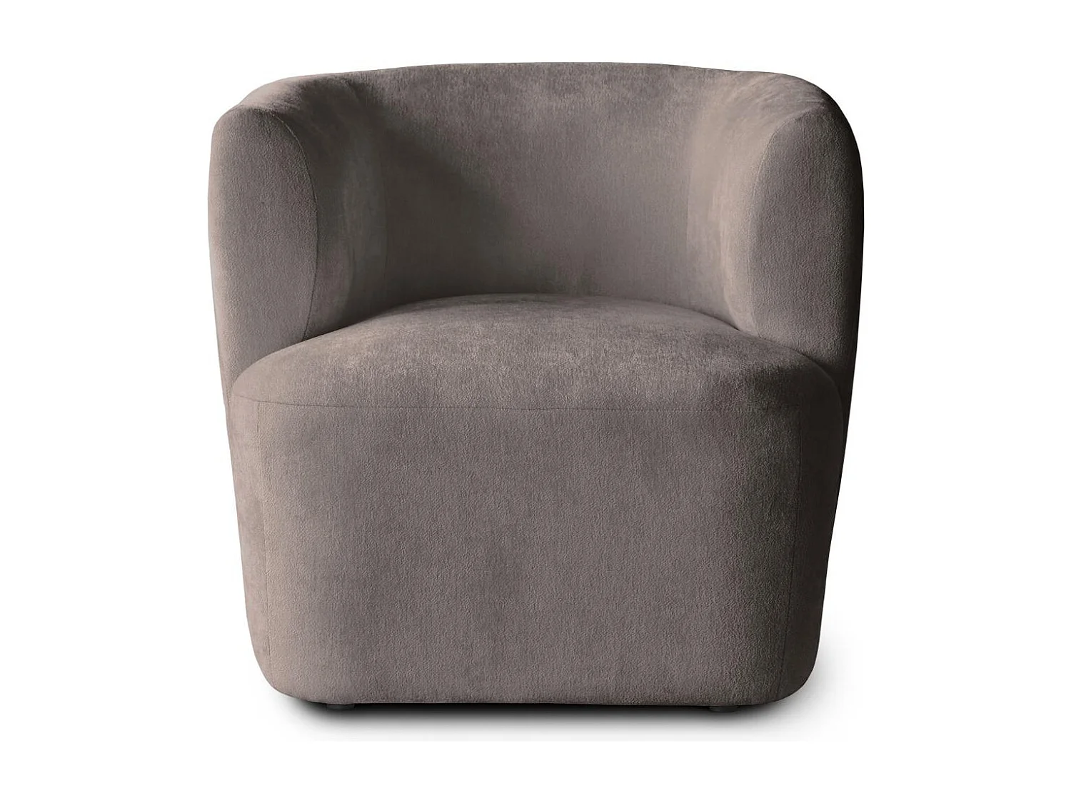 FAUTEUIL Nori marron velours