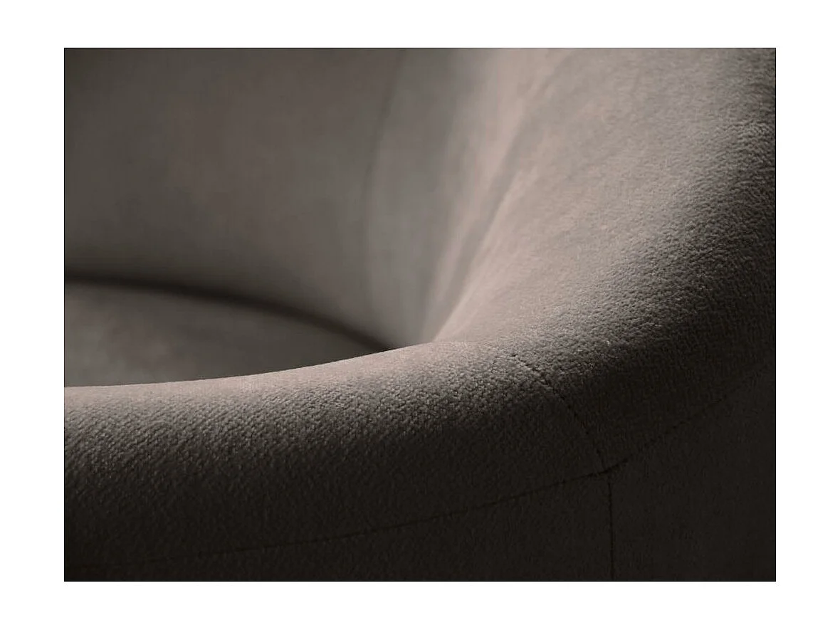 FAUTEUIL Nori marron velours