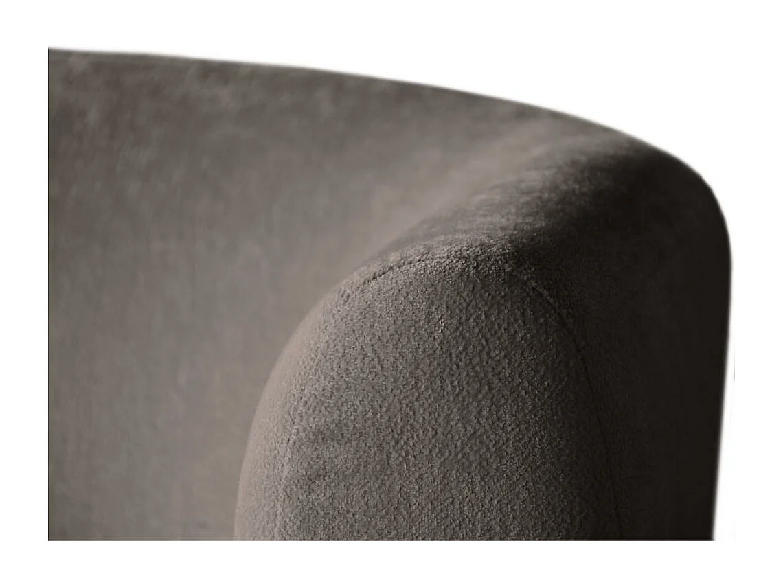 FAUTEUIL Nori marron velours