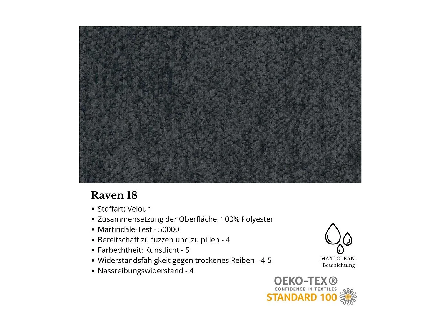 CHESTERFIELD-SESSEL Falco dunkelgrau mit Buche Holzbeinen