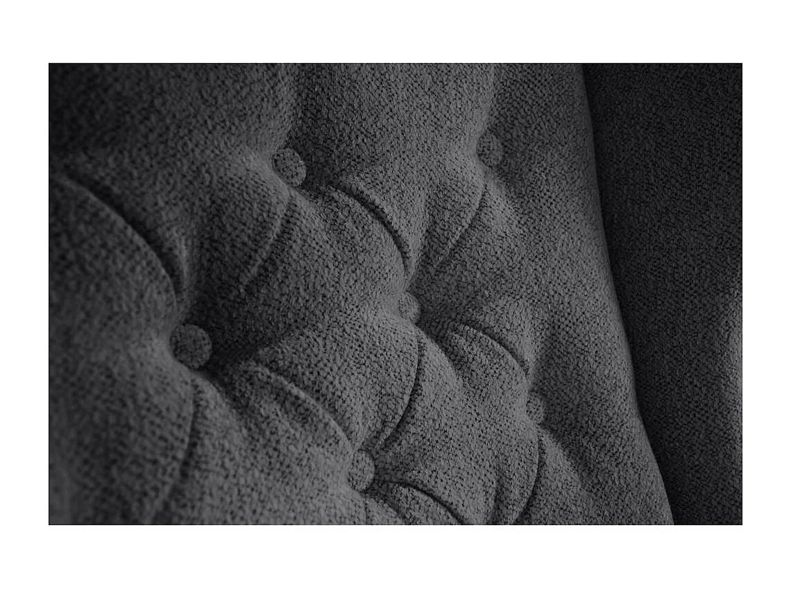 CHESTERFIELD-SESSEL Falco dunkelgrau mit Buche Holzbeinen