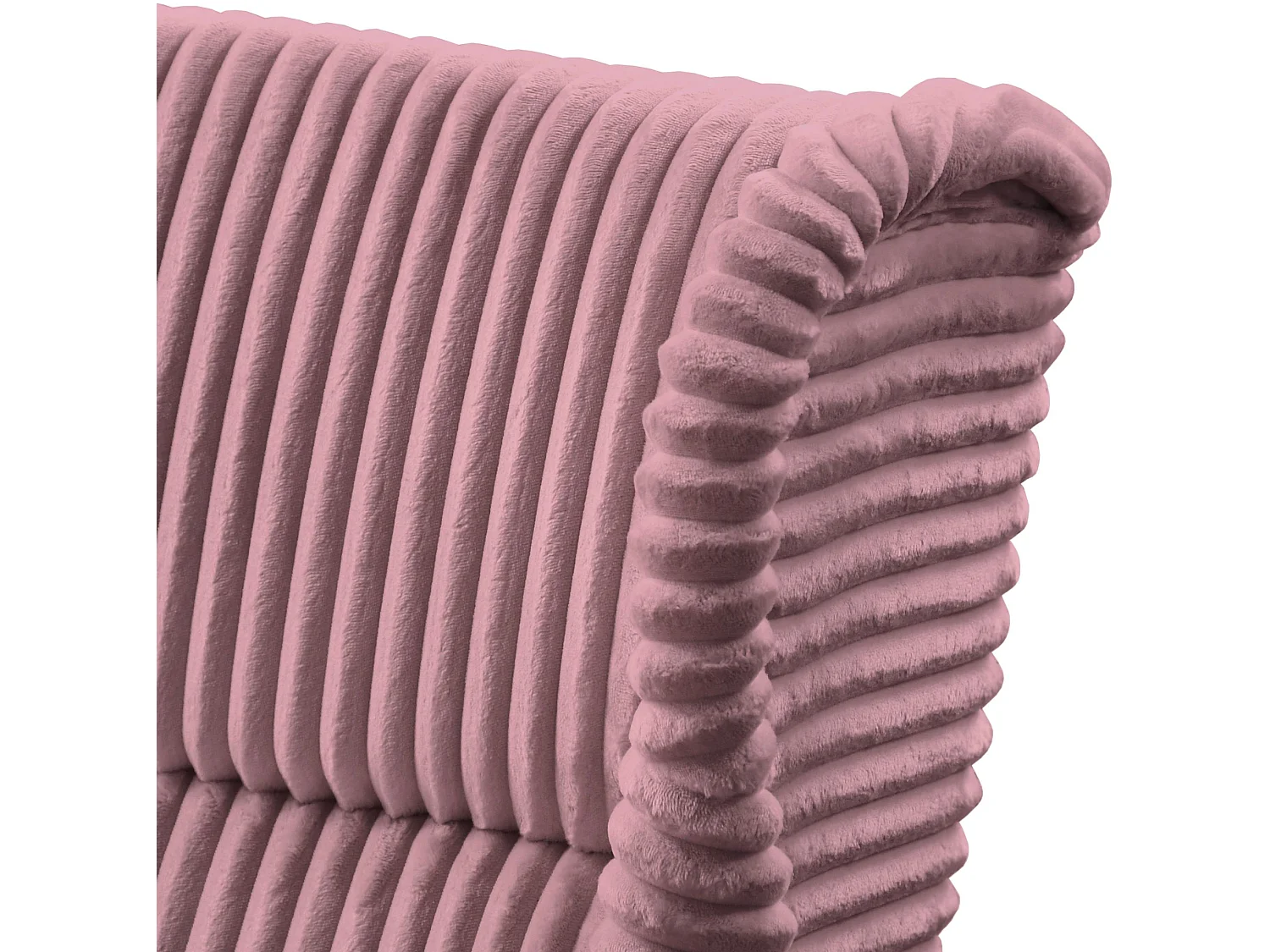 RELAXSESSEL Felix Rosa mit Wenge Beinen Cordstoff