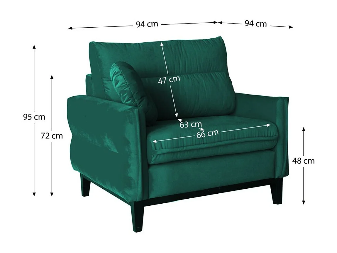 RELAXSESSEL Belweder Velours dunkelgrün