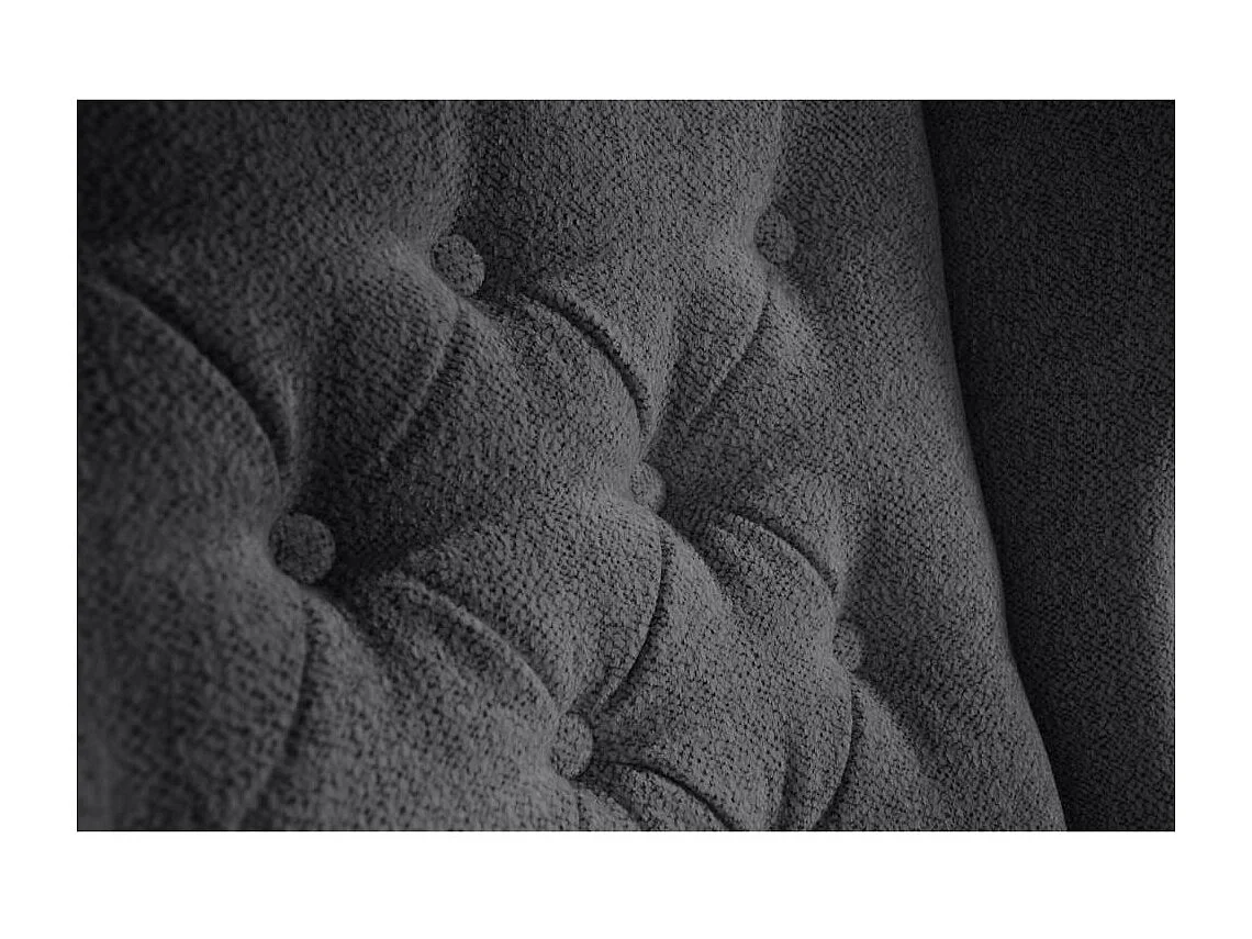 CHESTERFIELD-FAUTEUIL Falco gris foncé avec pieds en bois blanc