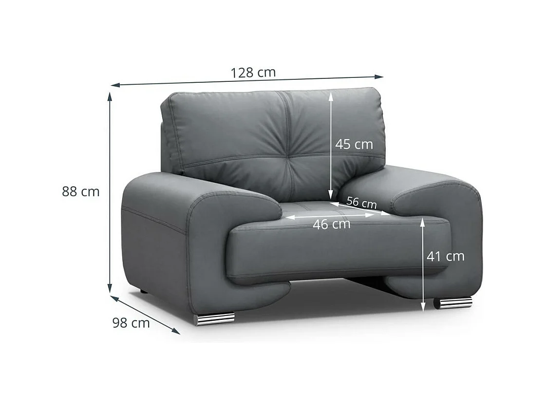 FAUTEUIL RELAX Omega gris