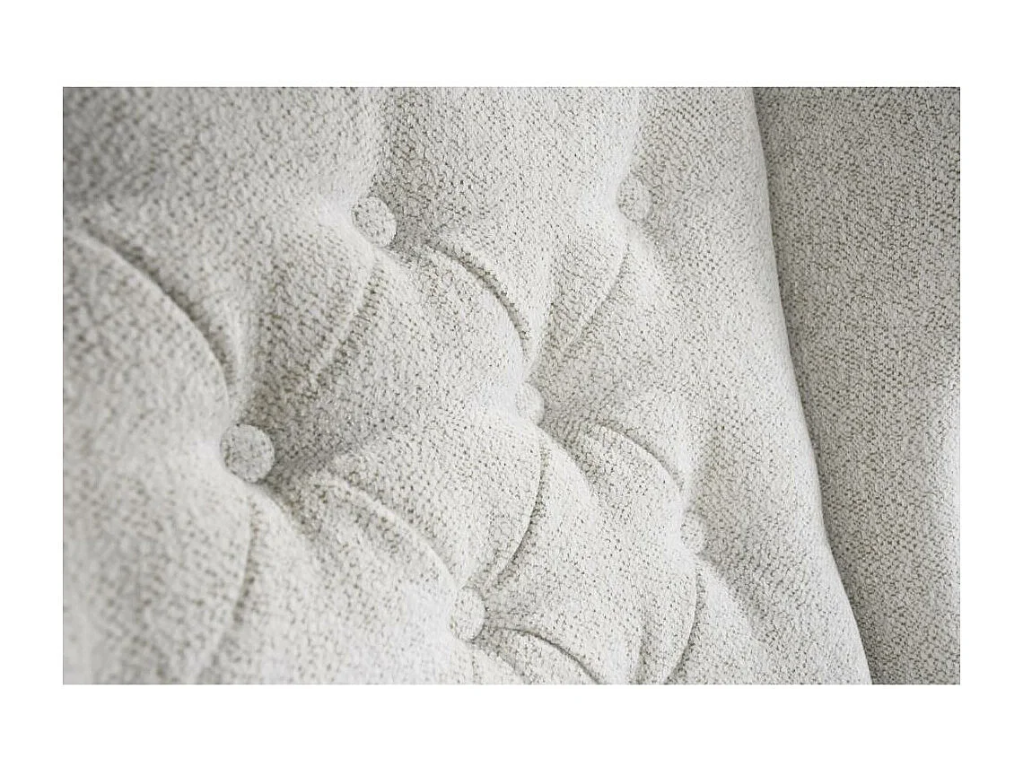 CHESTERFIELD-SESSEL Falco beige mit Weiß Holzbeinen