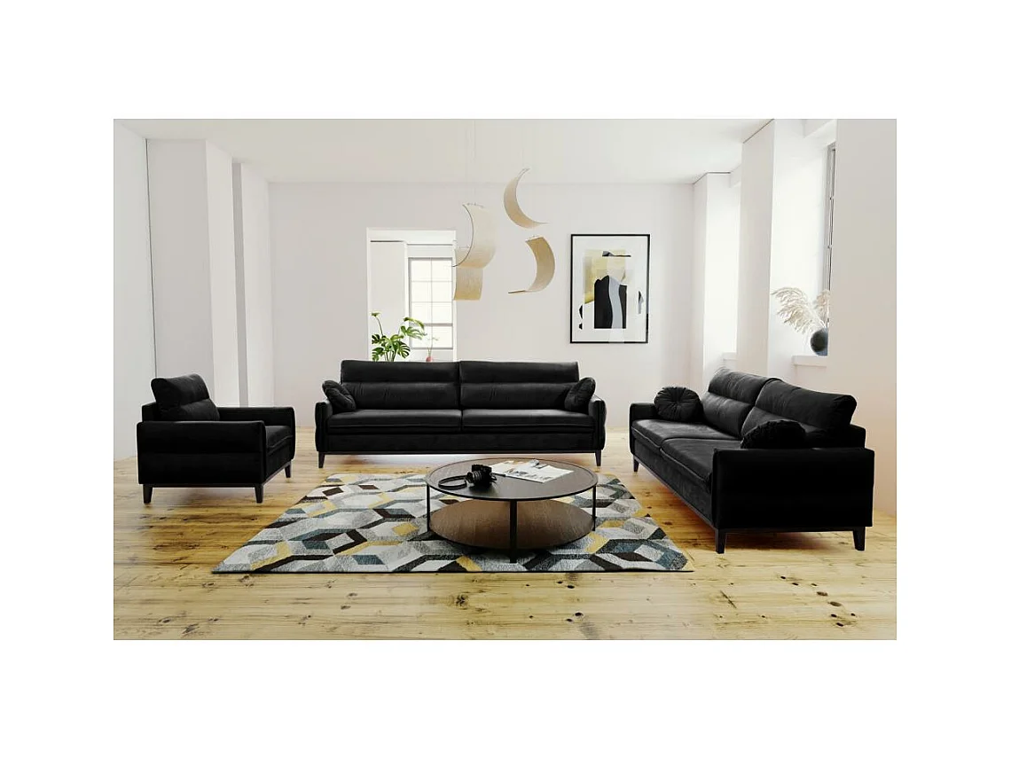 RELAXSESSEL Belweder Velours schwarz