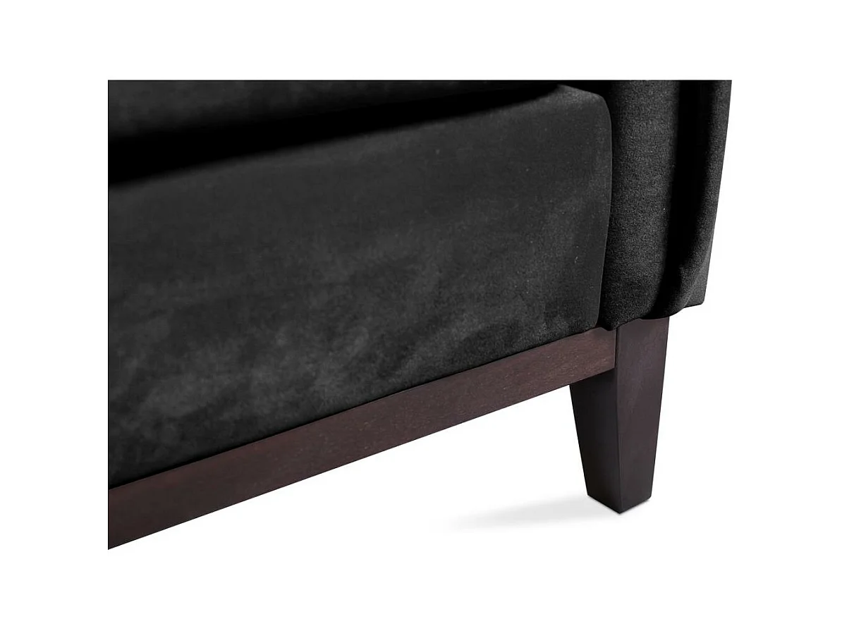 RELAXSESSEL Belweder Velours schwarz