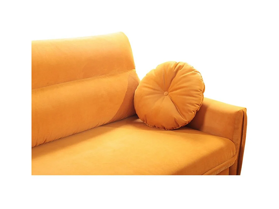 SOFA 2-SITZER Belweder Velours gelb